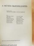 A műtéti érzéstelenítés