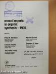 Annual reports in organic synthesis 1995