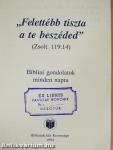 "Felettébb tiszta a te beszéded"