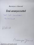 Írni aranyecsettel (dedikált példány)