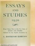 Essays and Studies 1950