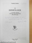 A deportálások (dedikált példány)