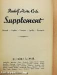 Rudolf Mosse-Code Supplement
