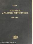 Előadások a filozófia történetéről I.