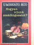 Hogyan írjunk szakdolgozatot?