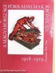 A magyarországi forradalmak krónikája 1918-1919