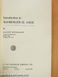 Introduction to Mathematical Logic