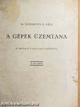 A gépek üzemtana