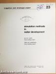 Simulation methods in water development