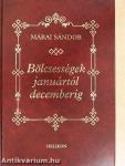 Bölcsességek januártól decemberig