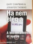 Ha nem elég a "sajnálom"