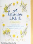 A köszönöm ereje