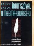 Írott szóval a megmaradásért