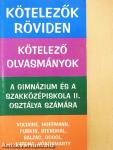 Kötelező olvasmányok