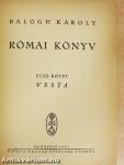 Római könyv I.