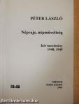 Néprajz, népműveltség
