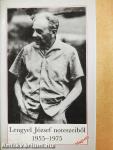 Lengyel József noteszeiből