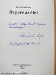 Öt perc az élet (dedikált példány)