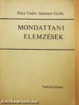 Mondattani elemzések