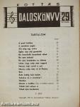 Kottás daloskönyv 29.