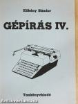 Gépírás IV.