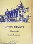 Felvételi feladatok