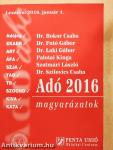Adó 2016 magyarázatok