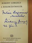 A kolorádóbogár (dedikált példány)