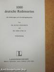 1000 deutsche Redensarten