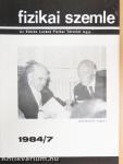 Fizikai Szemle 1984. július