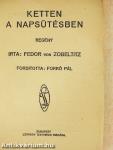 Ketten a napsütésben