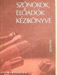 Szónokok, előadók kézikönyve