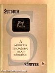 A modern biokémia alapkérdései