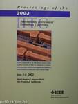 Proceedings of the IEEE 2003 International Interconnect Technology Conference