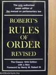 Robert's Rules of Order Revised