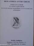 Hess András Antikvárium - Horváth Gábor 32. könyvárverése