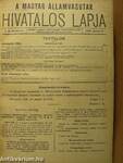 A Magyar Államvasutak Hivatalos Lapja 1946. (nem teljes évfolyam)