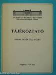 Tájékoztató 1995/96. tanév őszi félév