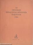 Az Országos Pedagógiai Könyvtár évkönyve 1961