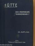 "Hütte" Des Ingenieurs Taschenbuch II. (töredék)