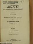 "Hütte" Des Ingenieurs Taschenbuch II. (töredék)