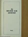 Az MS-DOS 5.00 parancsai