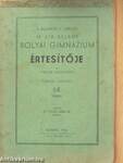 A budapesti V. kerületi M. Kir. Állami Bolyai Gimnázium Értesítője az 1935-36. iskolai évről