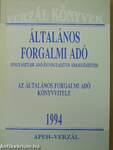 Az általános forgalmi adó könnyvvitele 1994