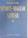 Német-magyar szótár II. (töredék)