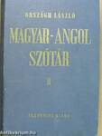 Magyar-angol szótár II. (töredék)