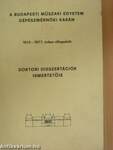 A Budapesti Műszaki Egyetem Gépészmérnöki Karán 1976-1977. évben elfogadott doktori disszertációk ismertetője