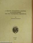 A Magyar Tudományos Akadémia kutatóhelyeinek 1995. évi tudományos eredményei III.