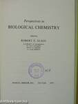 Perspectives in biological chemistry