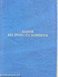 Statuts des Syndicats Hongrois (minikönyv) (számozott)